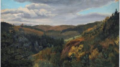 Foto Landschaftsmalerei des späten 19. Jahrhunderts